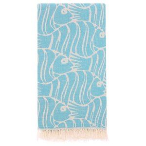 La Jolla Cove Blue Turkish Towels - 100% Cotton